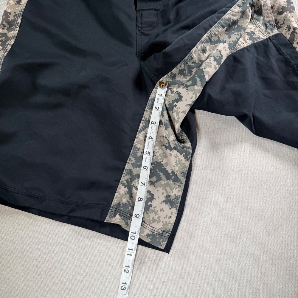 Soffe XT46 Mens Medium Training Shorts Black Digital Camo MMA Gym Combat - Picture 14 of 16